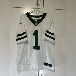Nike Sauce Gardner #1 NY Jets NFL Jersey Engineered Dri Fit Men's M Vapor Fused